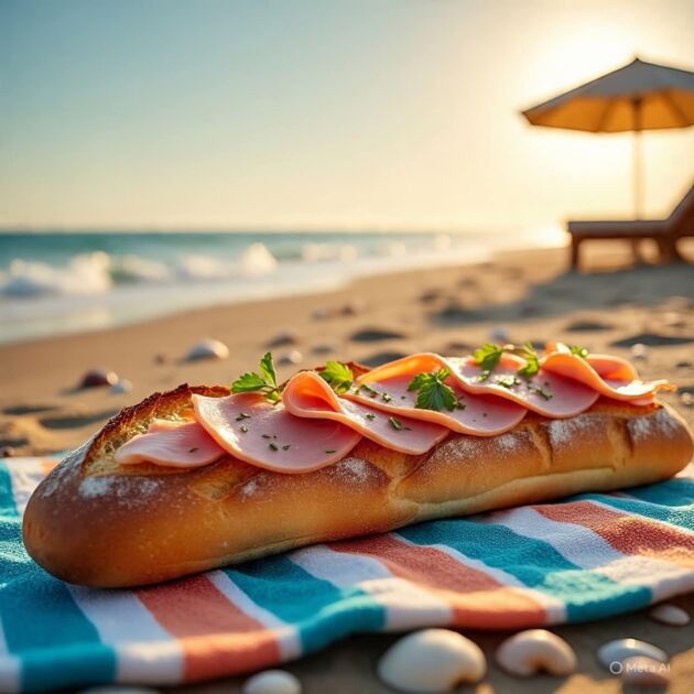 Egg baguette