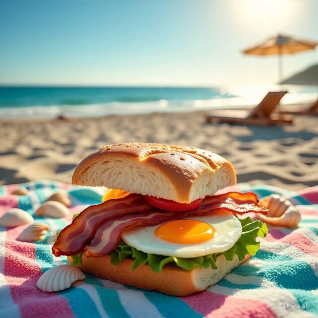 Bacon and eggroll